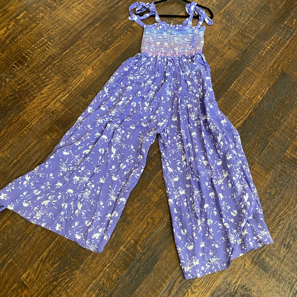 Free People Purple Floral Jumpsuit - Picture 5 of 13